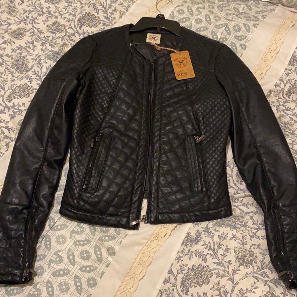 Leather like ok jacket